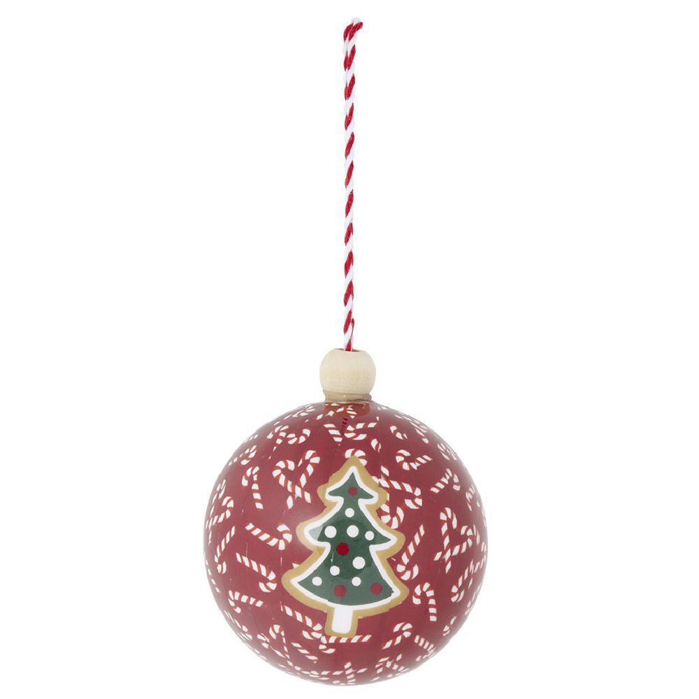 Boule de No&euml;l assortie traditionnelle Ø8cm