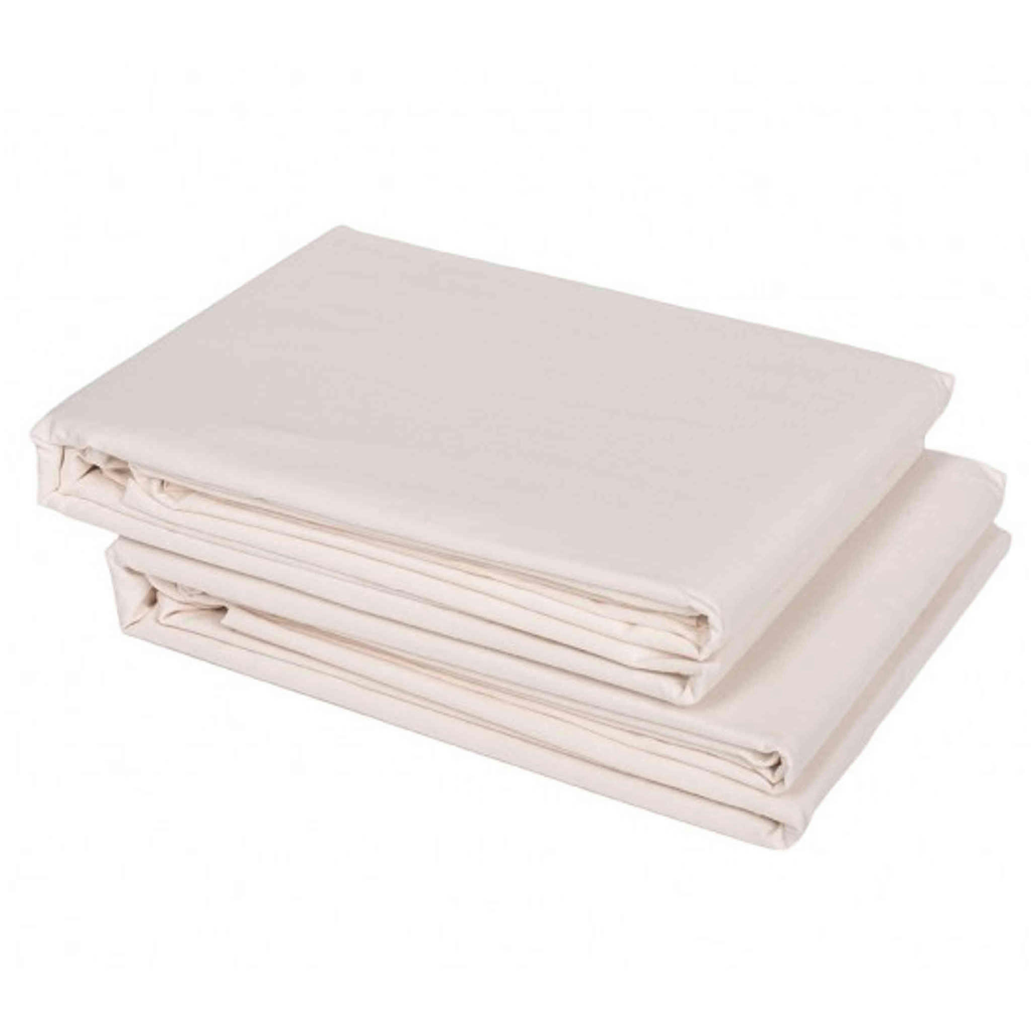 - Drap plat coton bio 118x180 écru