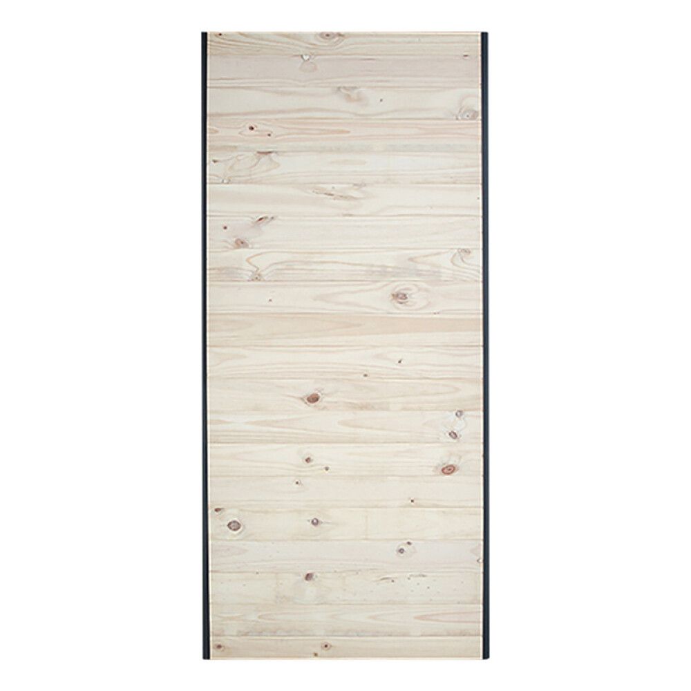 SKYVEDØR HABO EASY 2133X1000MM SVART FURU