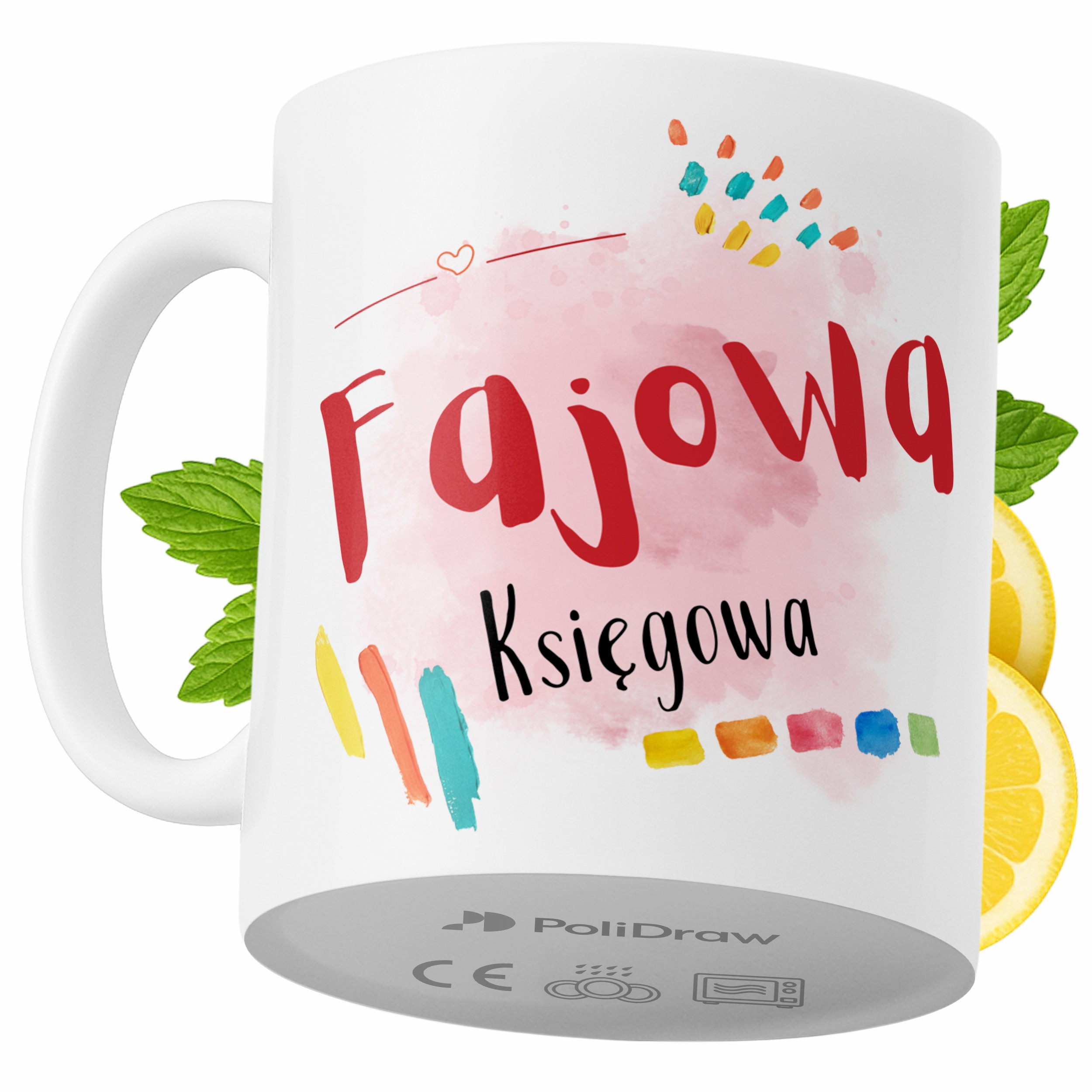 Kubek Dla Księgowej na Prezent z Nadrukiem ze Zdjęciem 330 ml PoliDraw