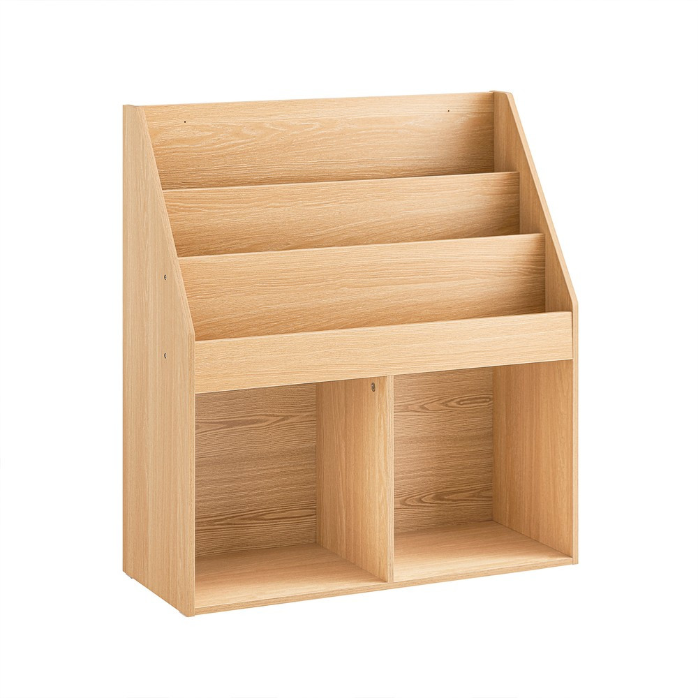 SoBuy Regał dziecięcy z 4 półkami 72.5x29.5x79.5cm Funkcjonalny KMB01-N