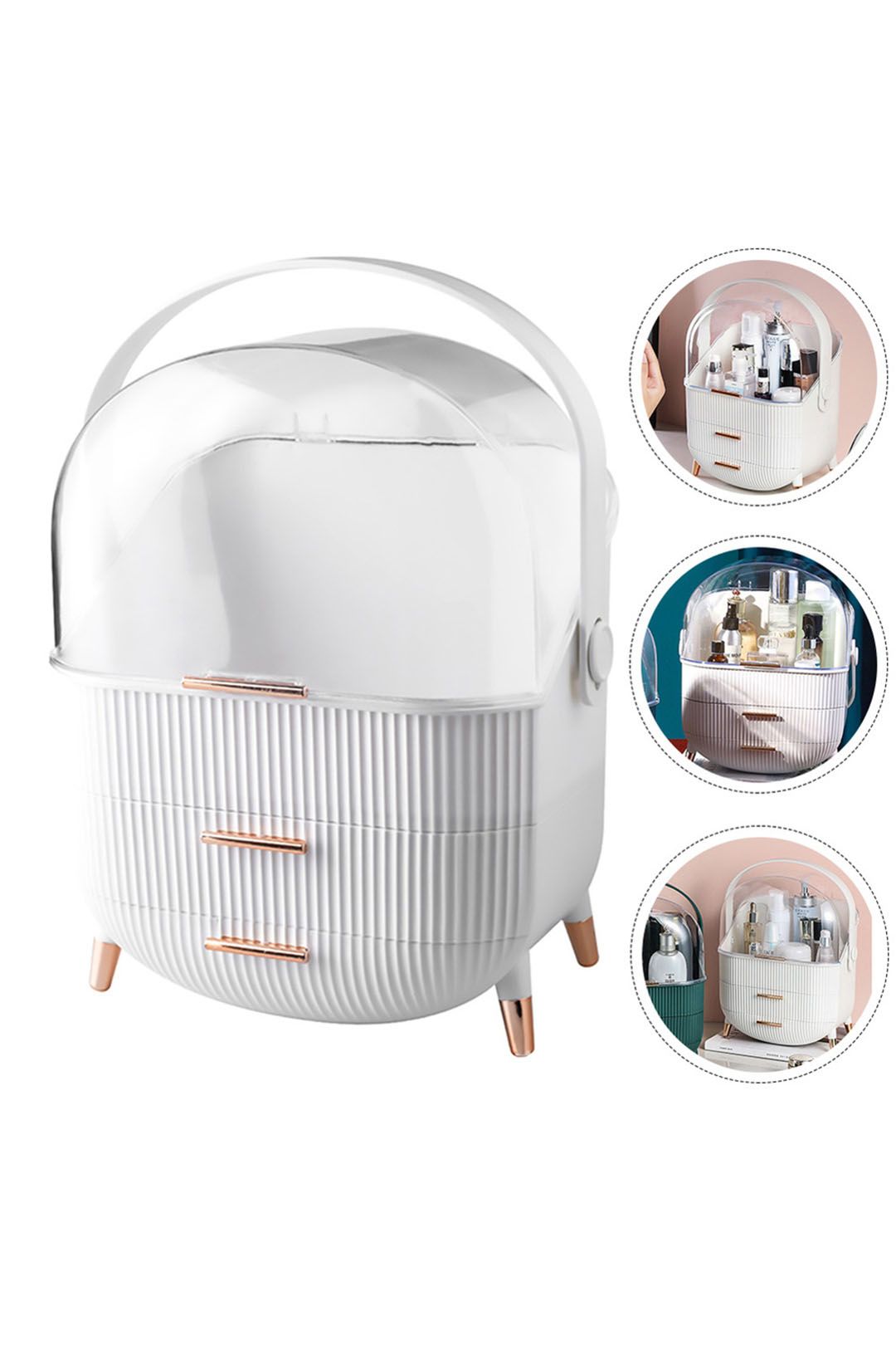 SHEONLY Cosmetic Organizer Skincare Display Box With 2 Layers Of Storage Boxes