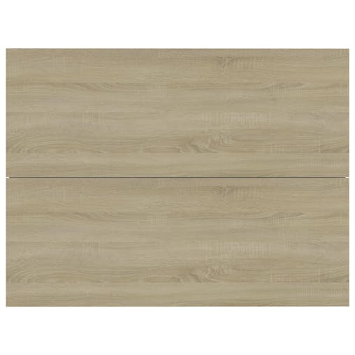 NNEVL Bedside Cabinets 2 pcs Sonoma Oak 40x30x30 cm Chipboard