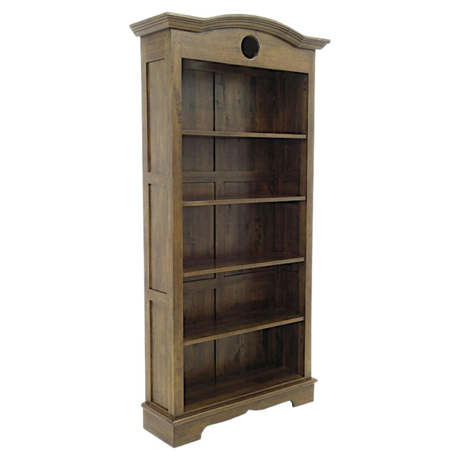Bibliothèque 5 étages hévéa 113x37x226cm TRADITION