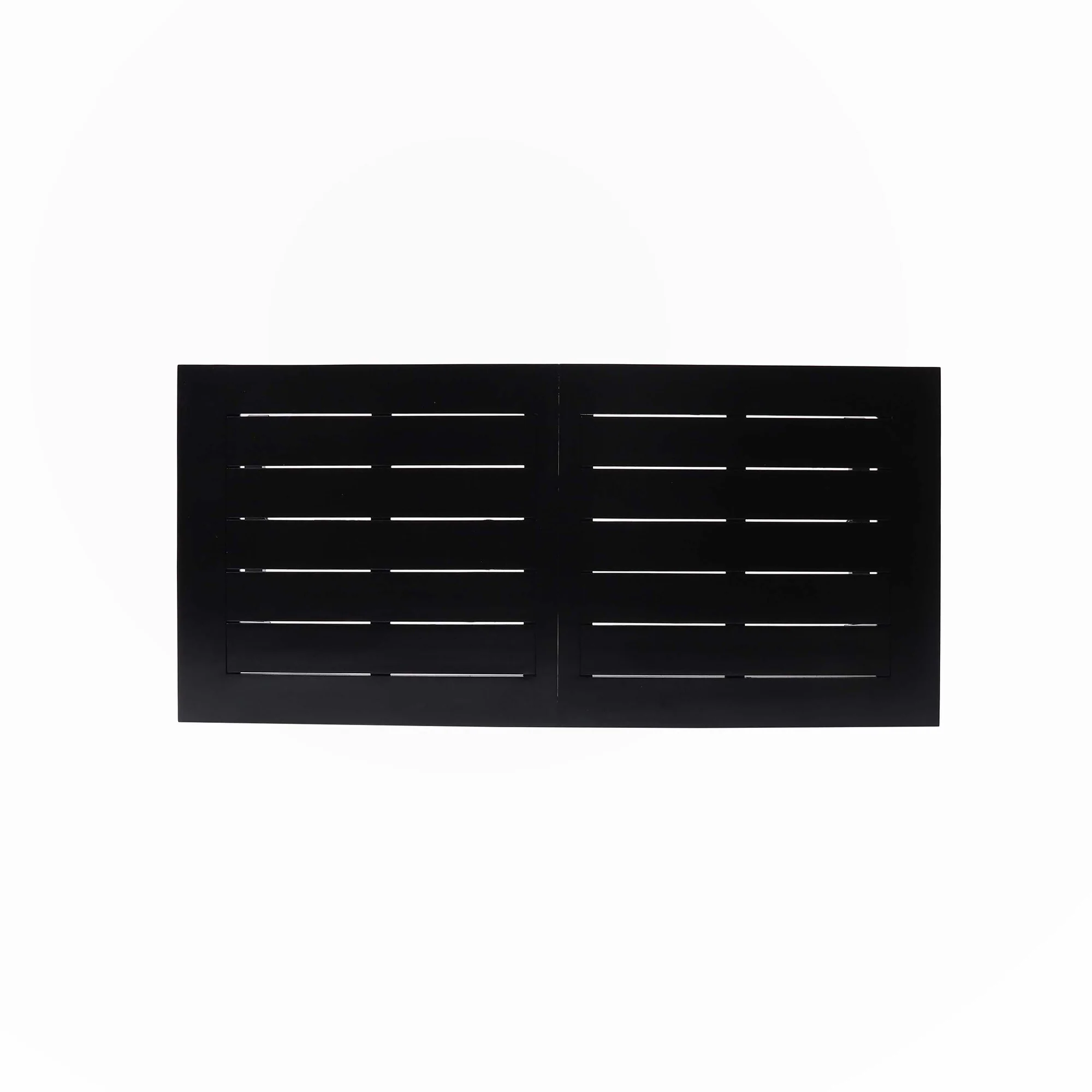 Solid Wood Top Metal Base Dining Table