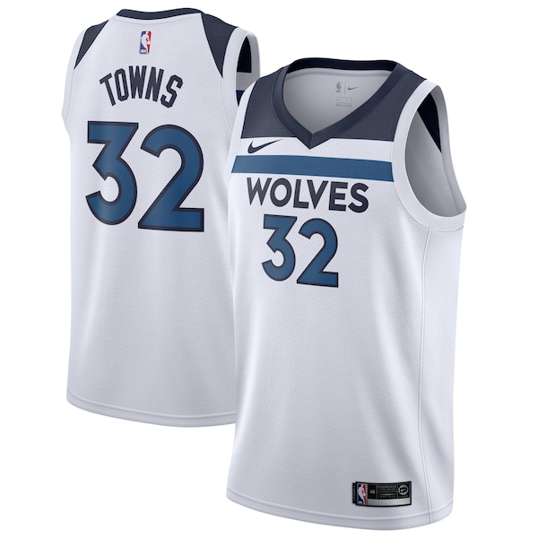 Karl-Anthony Towns Minnesota Timberwolves Nike Swingman Jersey White - Association Edition