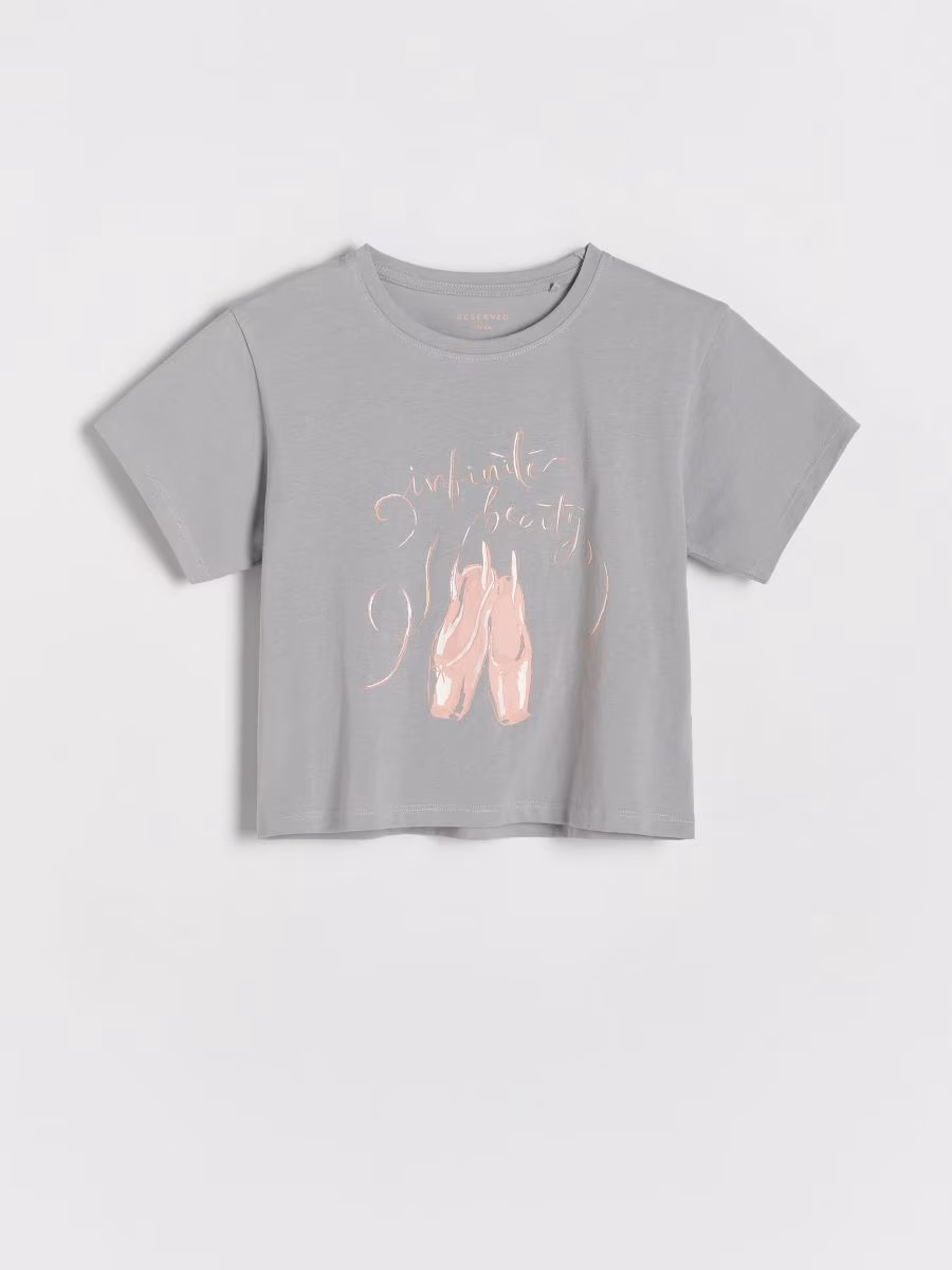 Cotton T-Shirt With Print