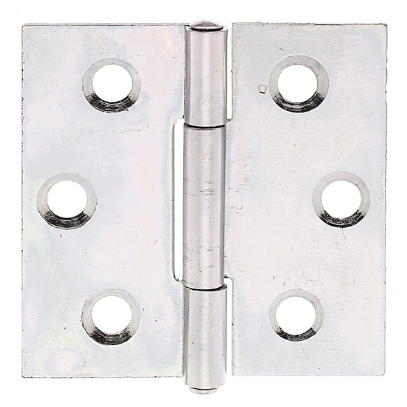 Scharnier, LxB: 3,8 x 3,8 cm, Gold, Stahl