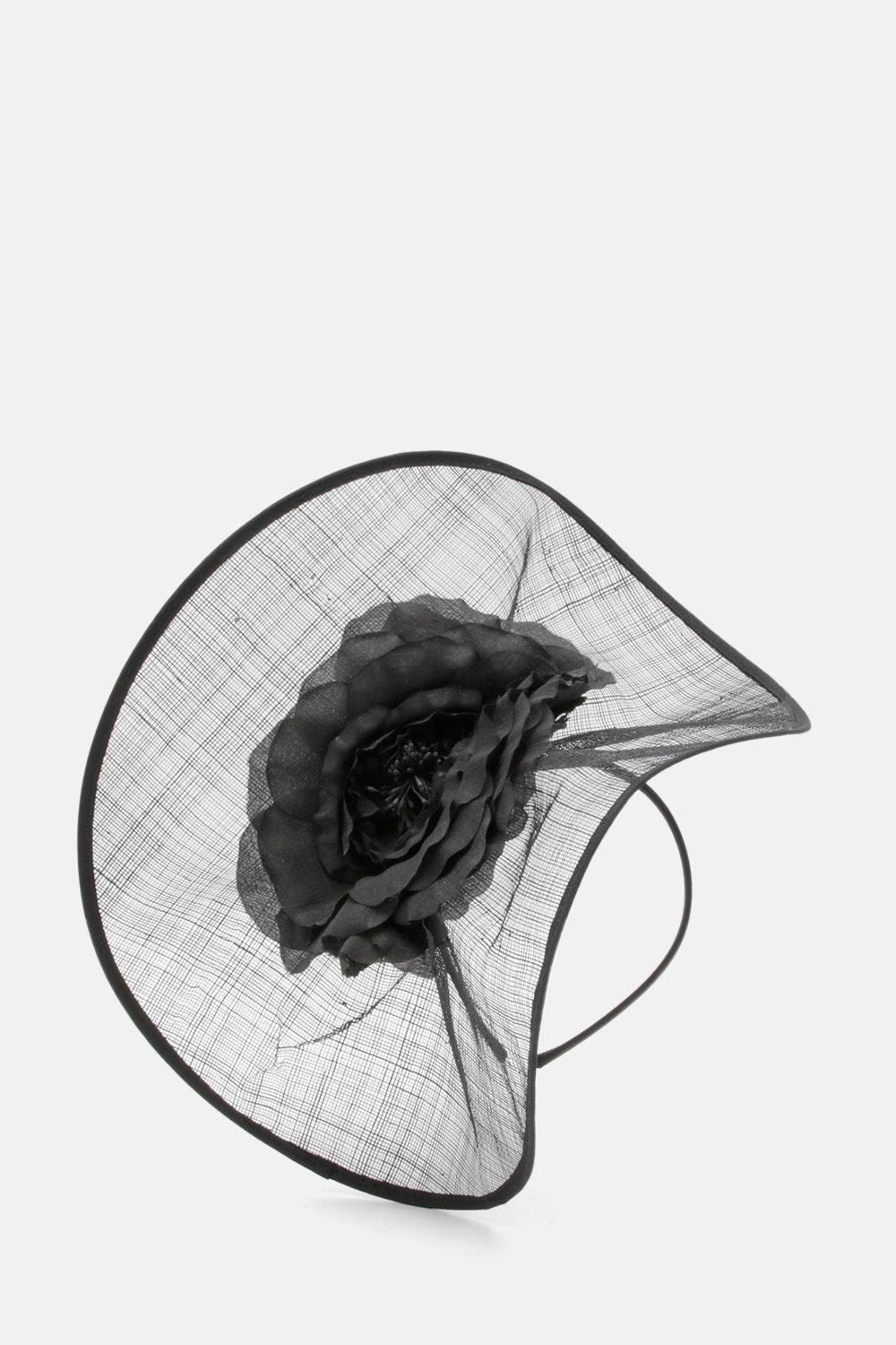 KarenMillen Flower Trim Headband Fascinator