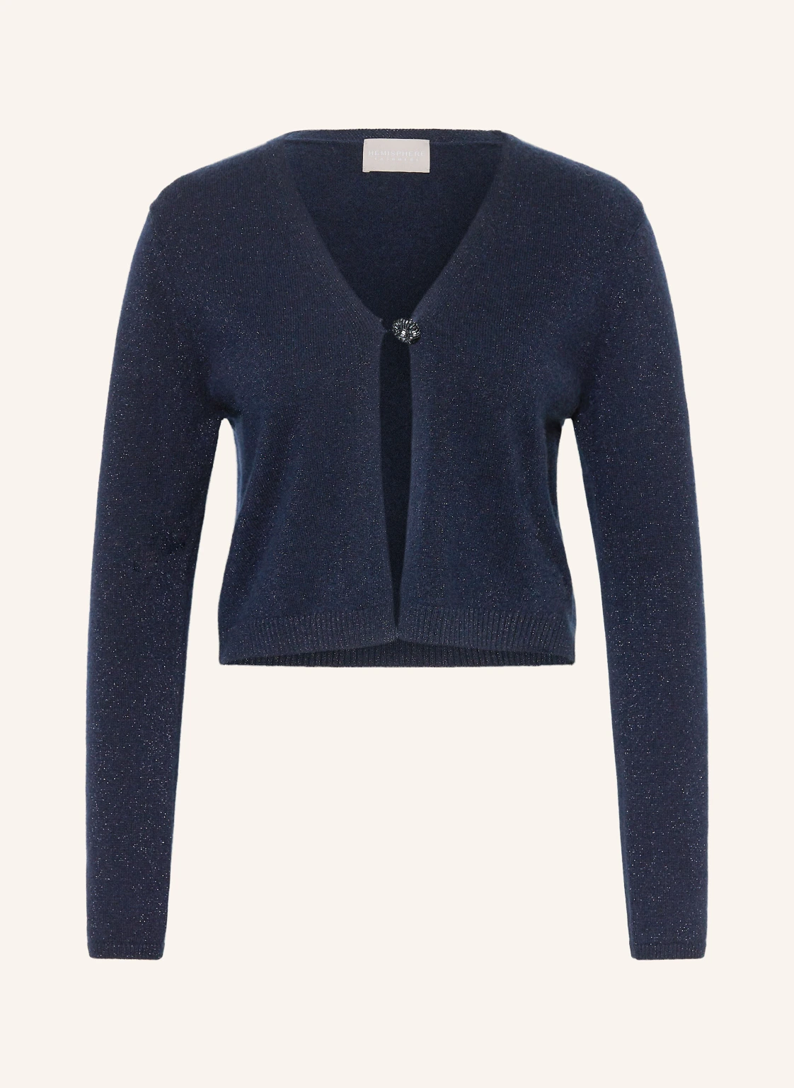HEMISPHERE Strickjacke aus Cashmere mit Glitzergarn