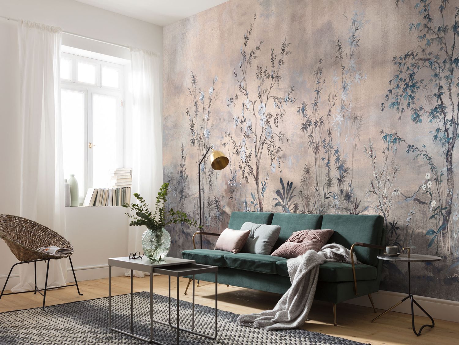 Sanders & Sanders fotobehang landschap beige - 900 x 280 cm - 612477