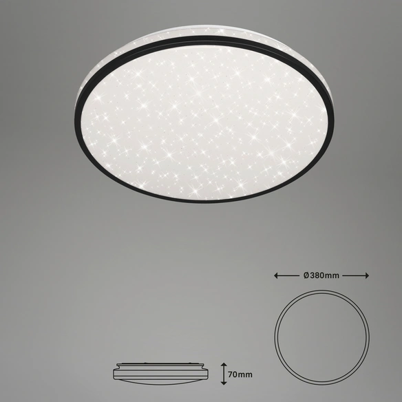 LED-Deckenleuchte »SKIZO«, ø: 39 cm, 24 W, 230 V