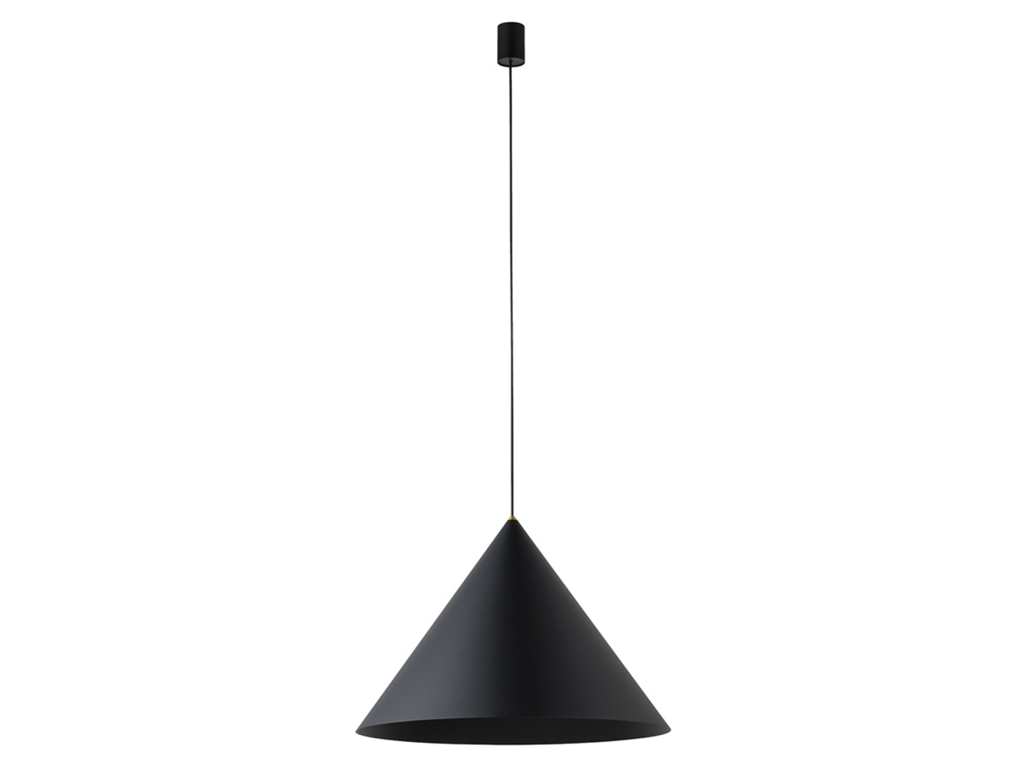 Lampa wisząca Zenith 50 cm stalowa czarna