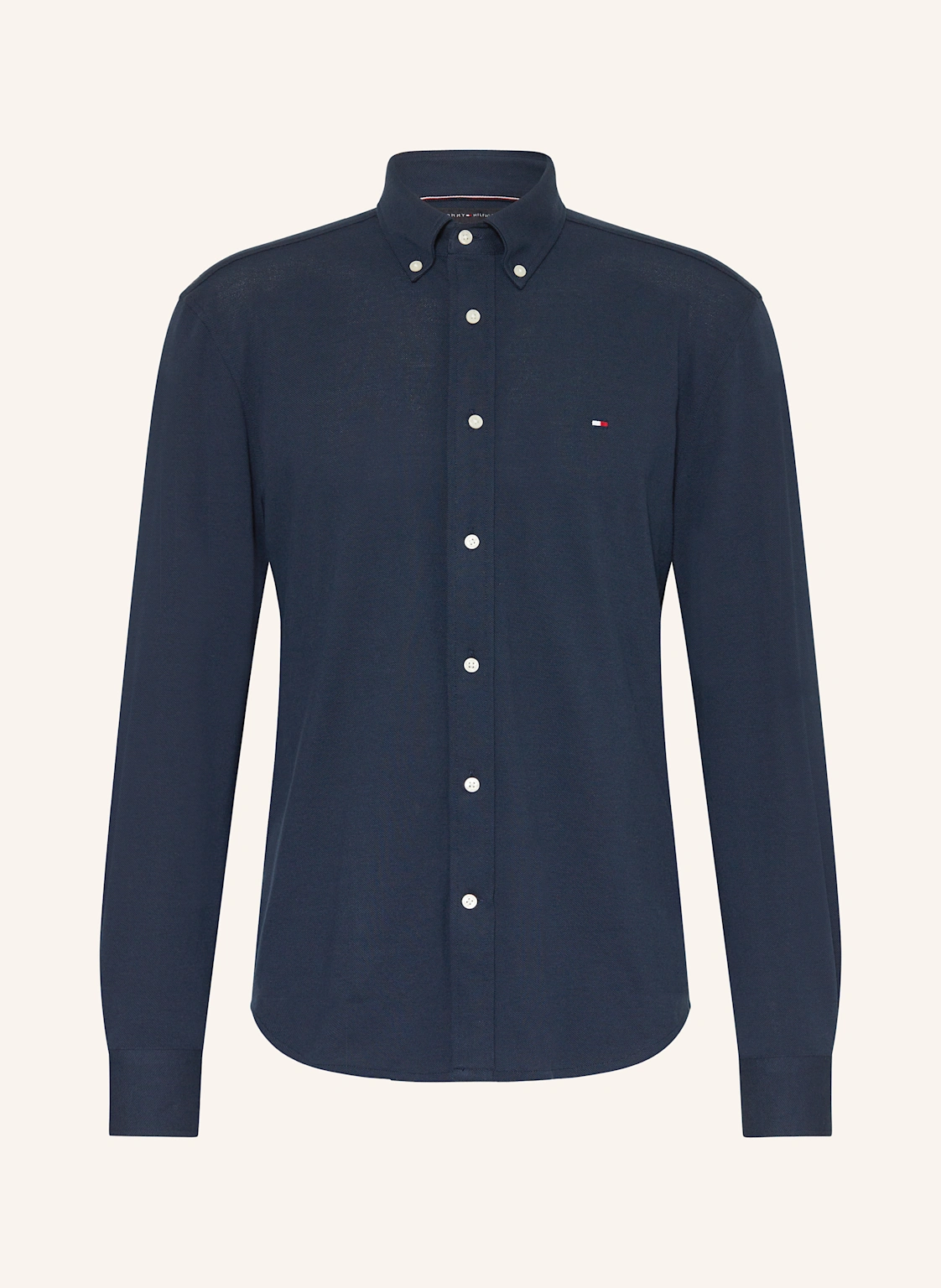 TOMMY HILFIGER Piqué-Hemd Regular Fit