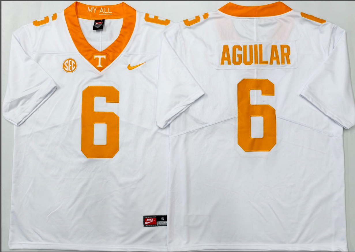 Andres Aguilar NCAA Tennessee Volunteers Nike Vapor Limited Jersey