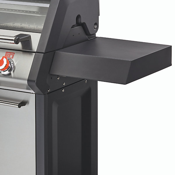 Barbecue gaz horizontal brasero fonte gris 43 x 43 cm pierre a pizza