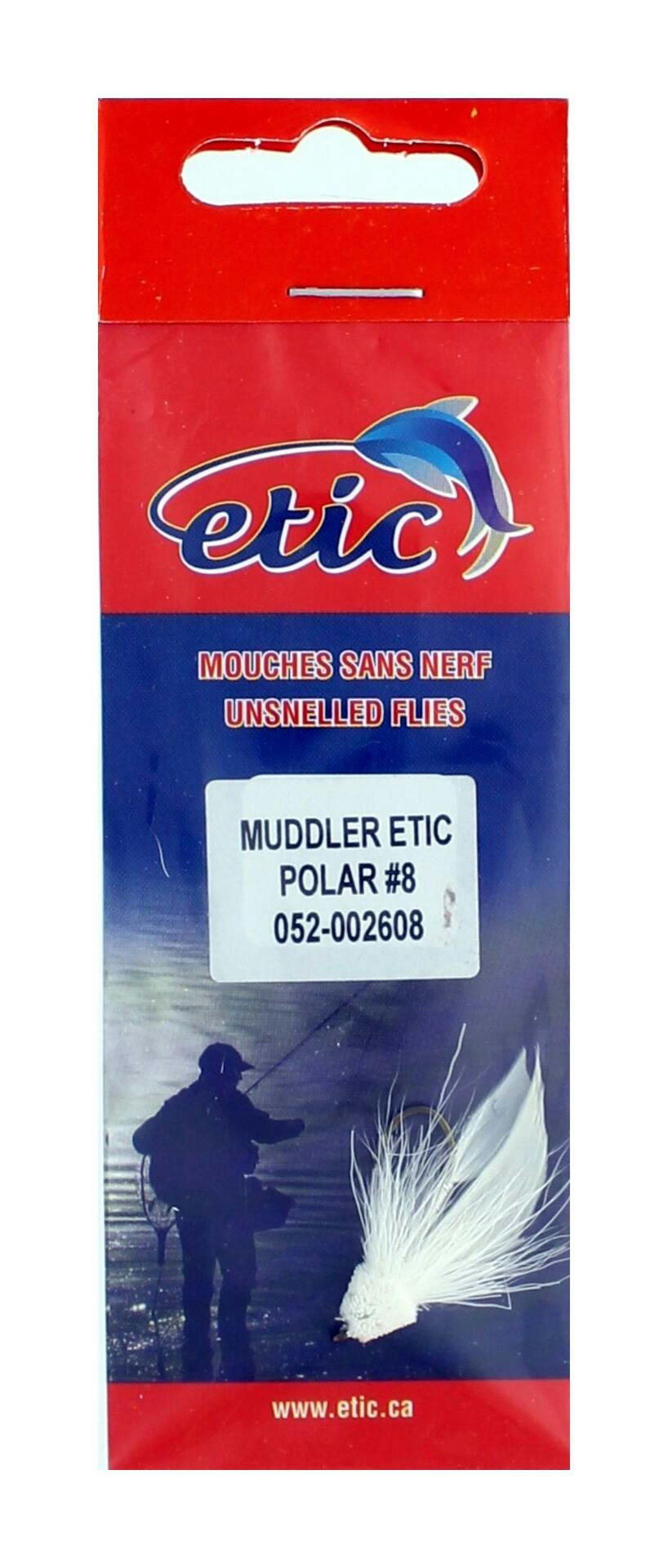 Etic Unsnelled Muddler Fly, Size H08