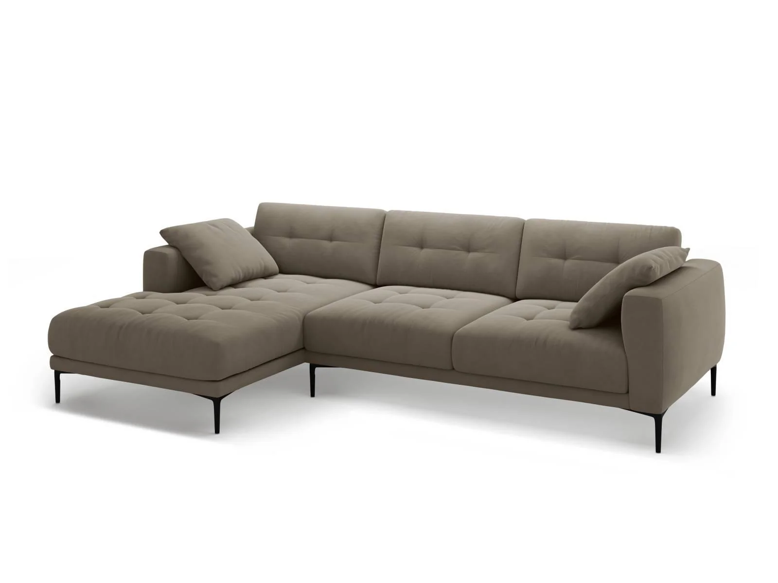Hoekbank Bemy velvet links