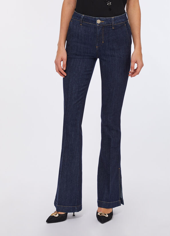 Jeans bootcut a vita alta