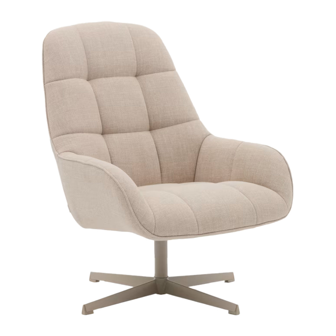 Kave Home Jaspe Draaifauteuil - Beige
