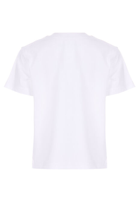 Younger Boys White Cotton Monster Truck Car T-Shirt