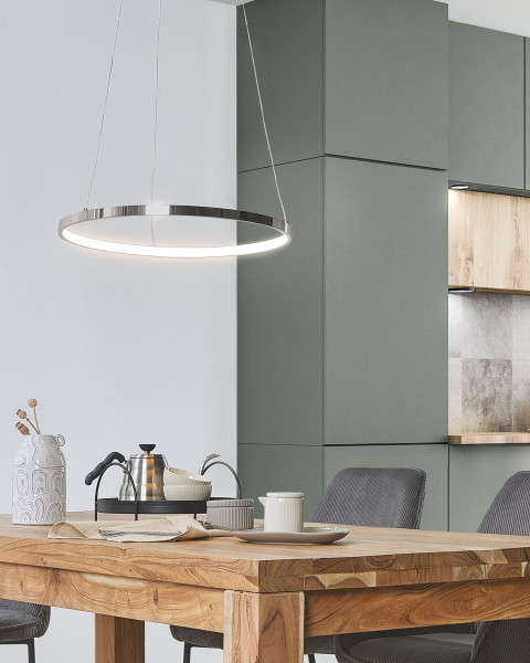 Lampa wisząca LED JORDAN Metal Srebrny