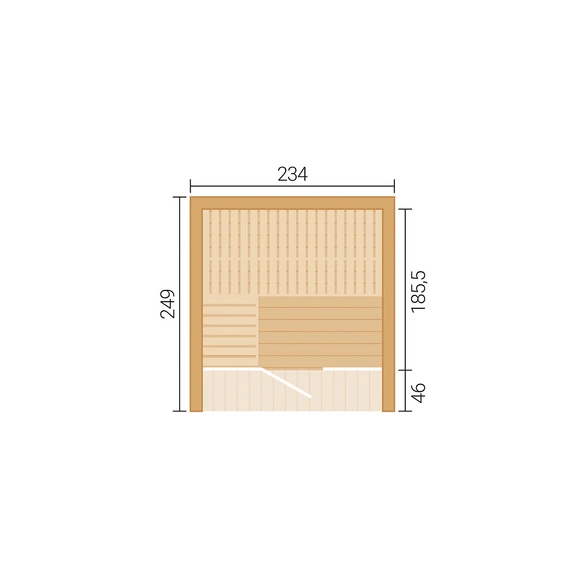 Saunahaus »Luua «, ThermoWood