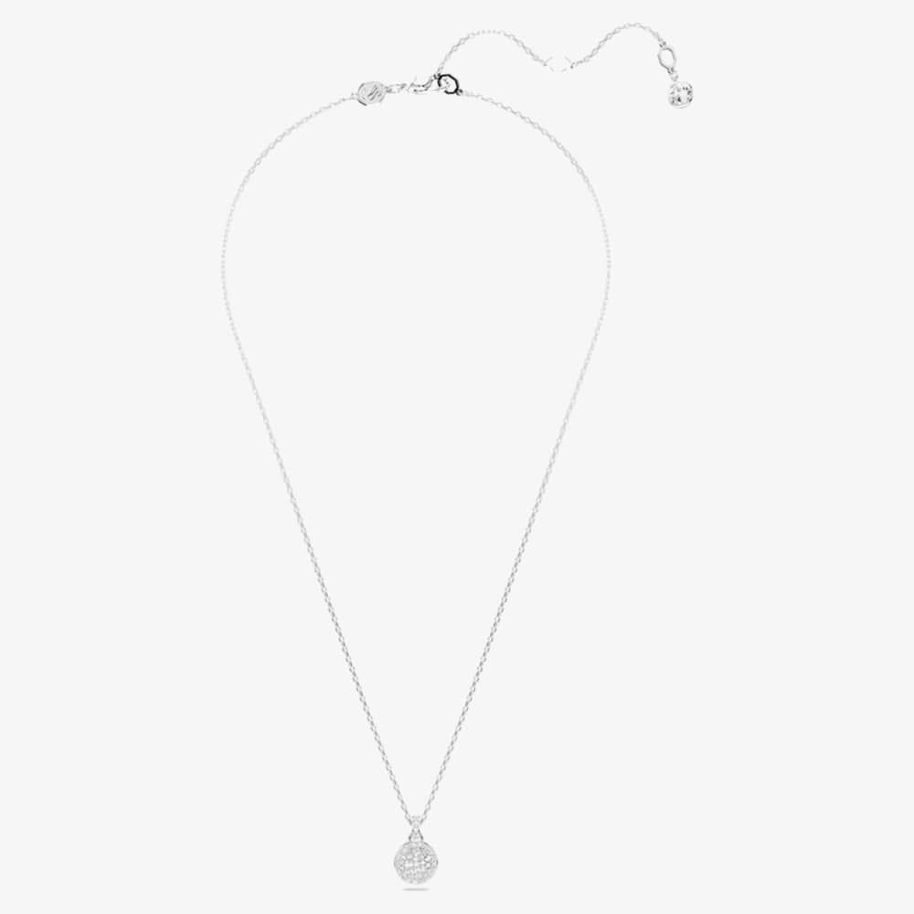 Swarovski Meteora Rhodium Plated Pendant Necklace 5683446