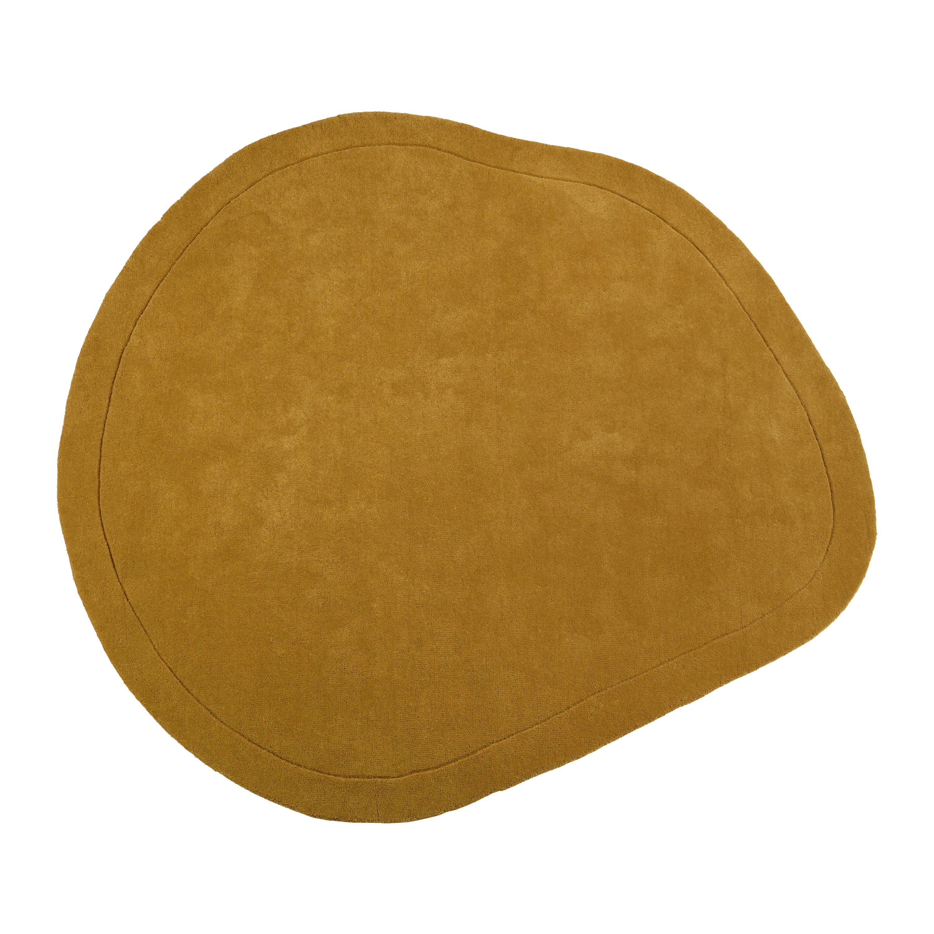 by fonQ Pebble Vloerkleed Ø 200 cm - Olive