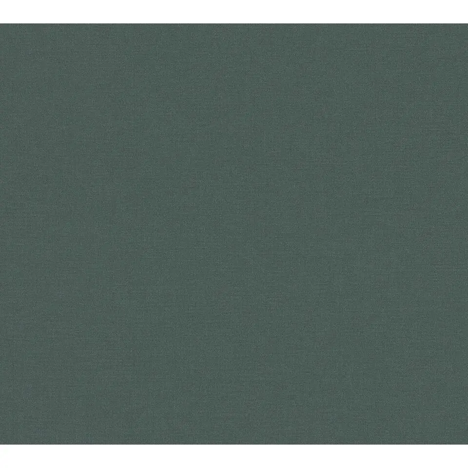 Livingwalls behang effen petrolblauw en groen - 53 cm x 10.05 m