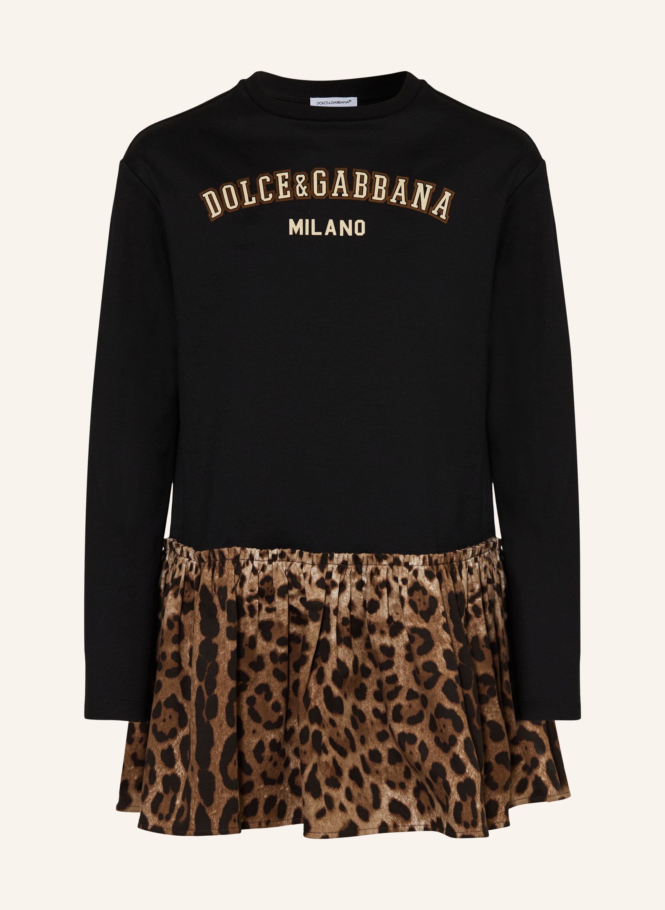 DOLCE & GABBANA Kleid im Materialmix