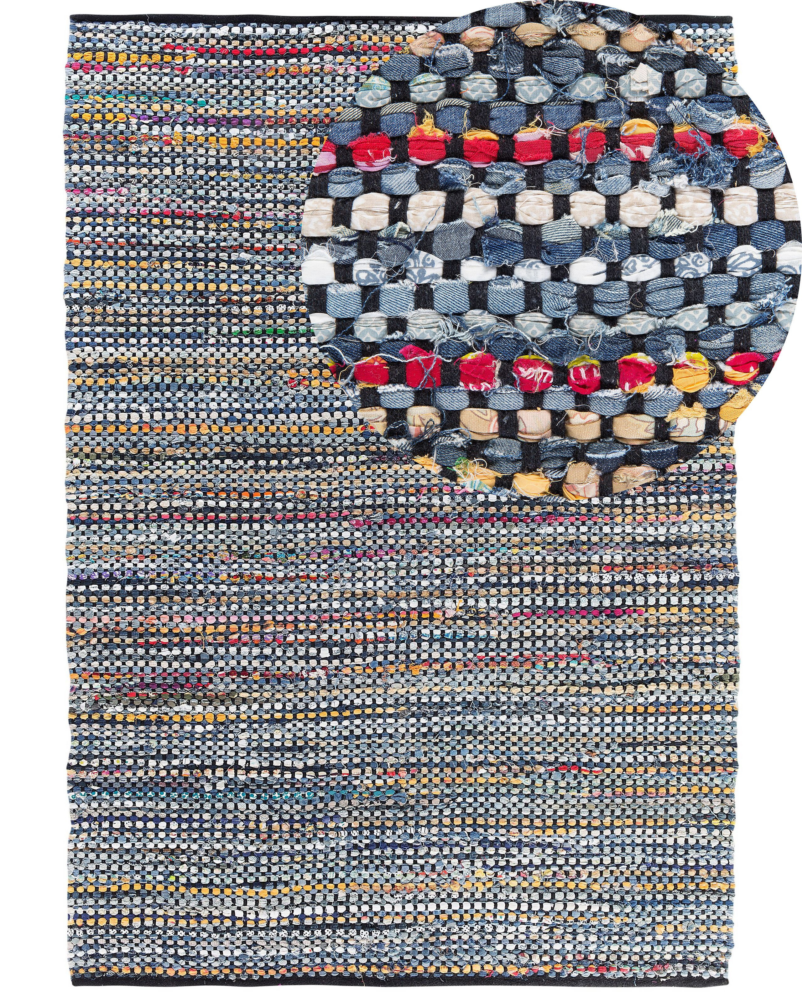 Dywan bawełniany 160x230 cm wielokolorowy