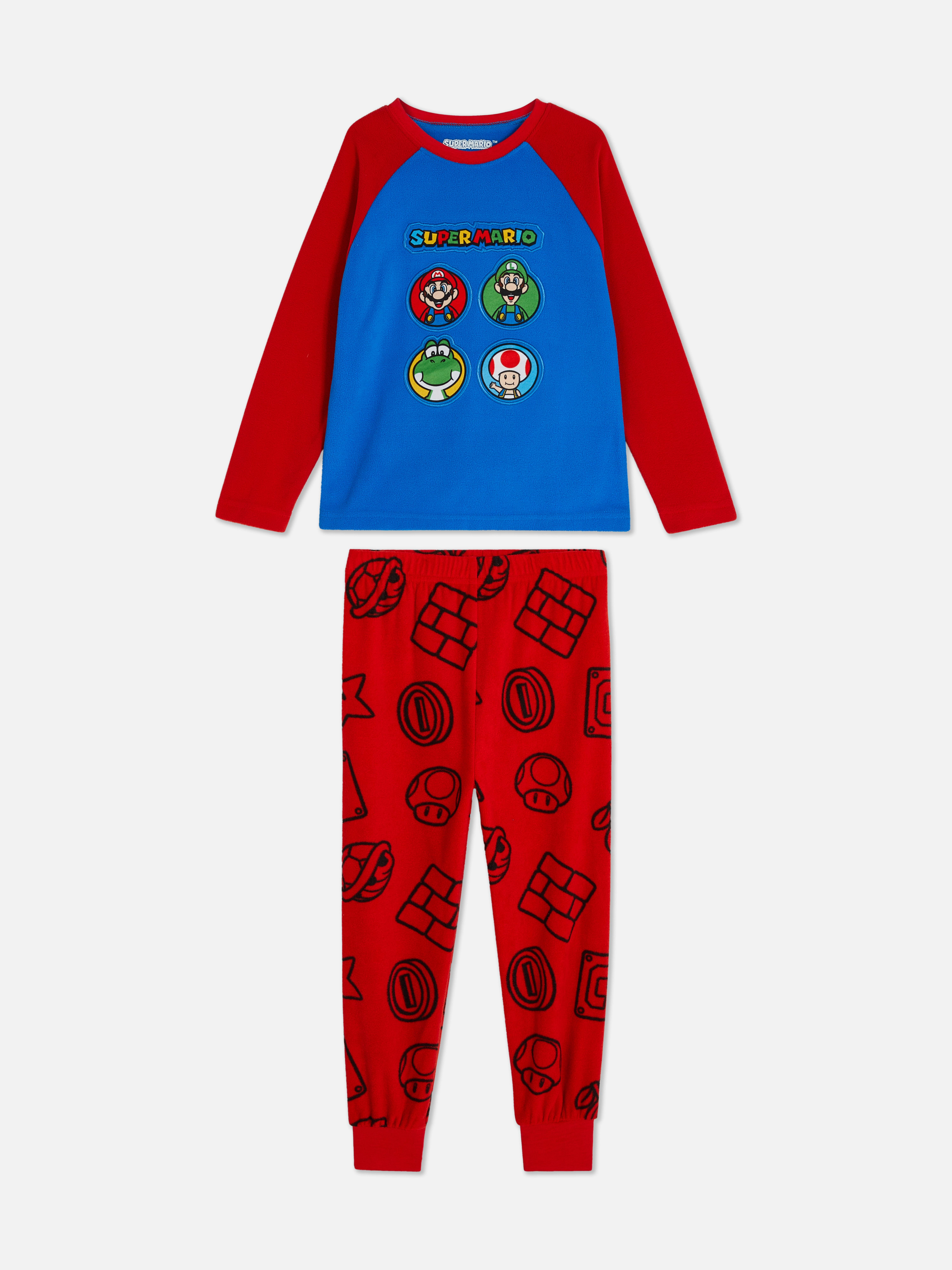 7-15yrs | Super Mario World Fleece Pajamas