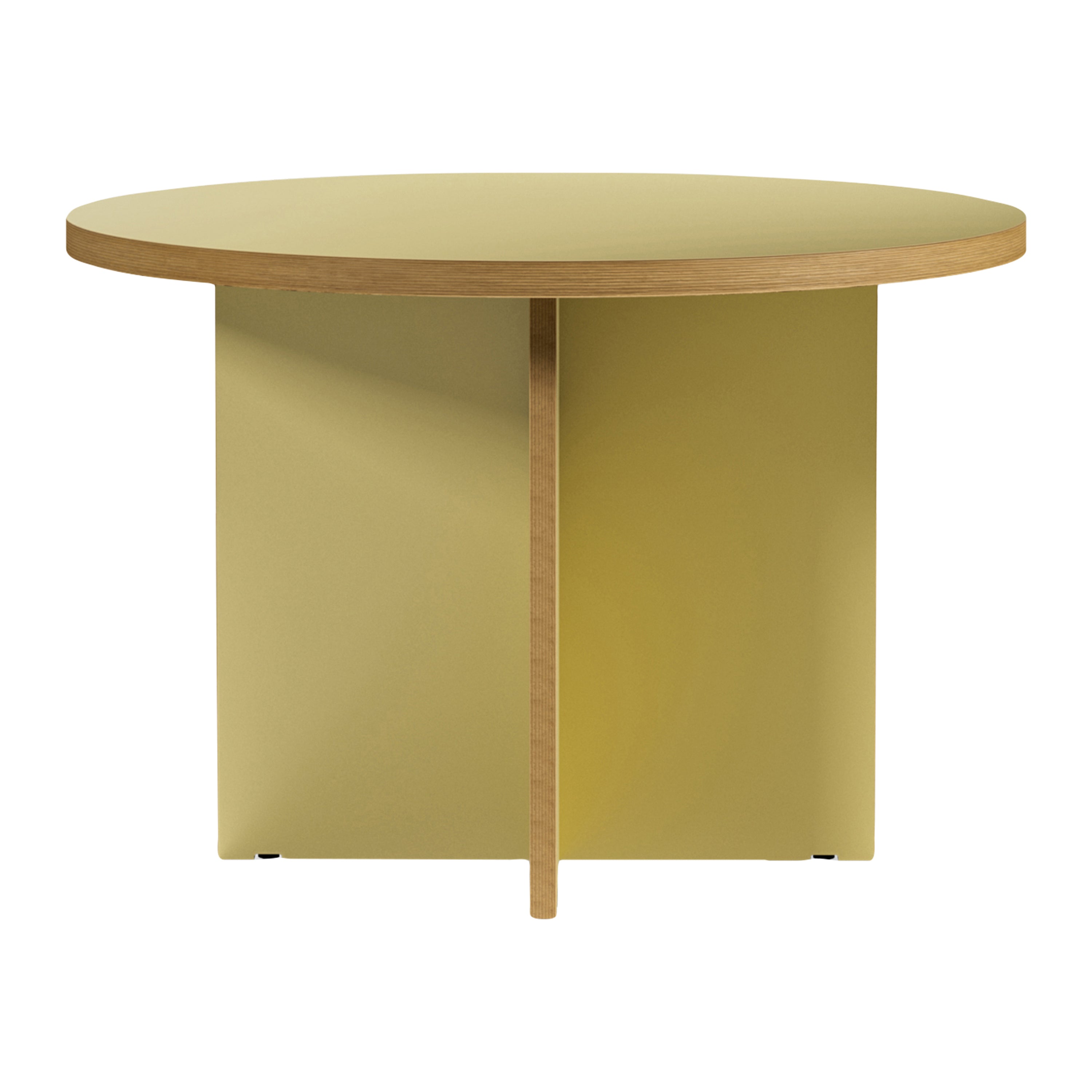 HKliving Dining Table Eettafel - Ø 110 cm - Olive