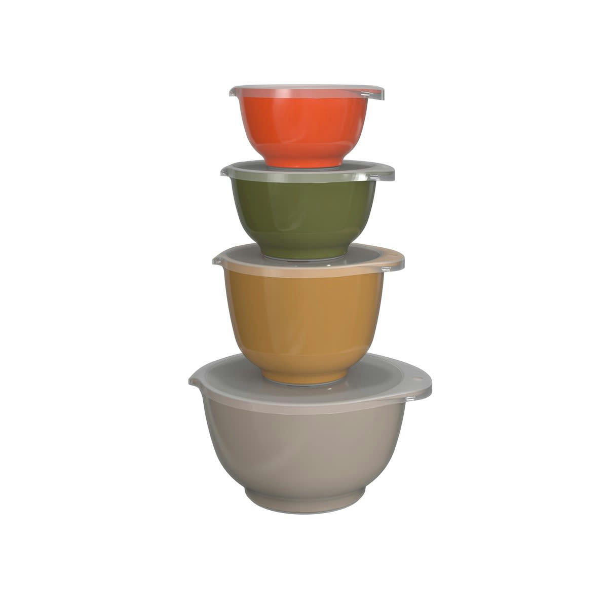 MARGRETHE - Saladiers en plastique multicolore - Lot de 4