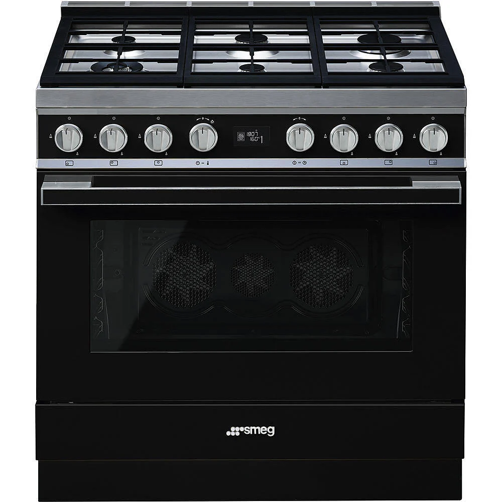 90cm Portofino Dual Fuel Range Cooker Anthracite