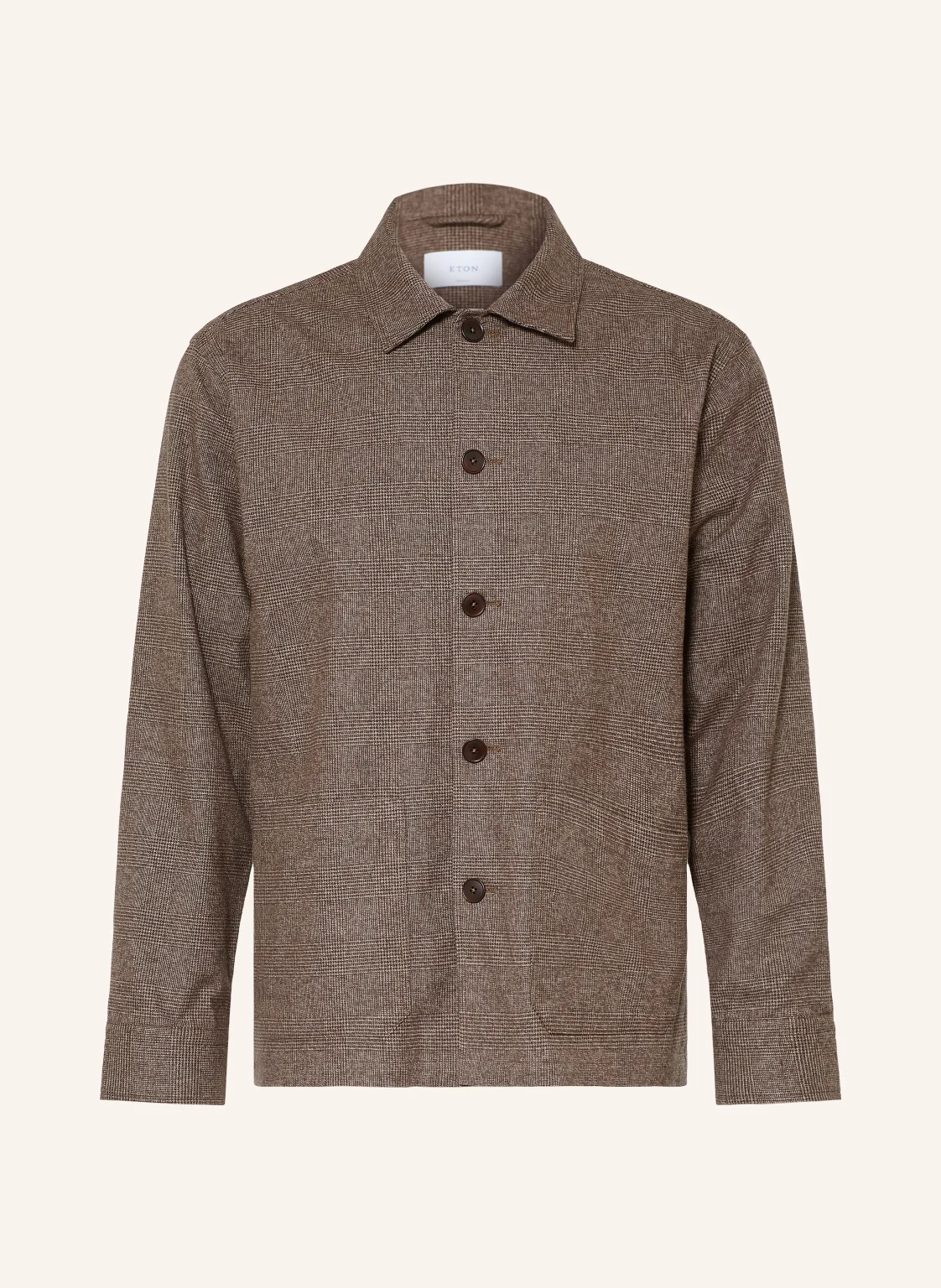 ETON Flanell-Overshirt Comfort Fit