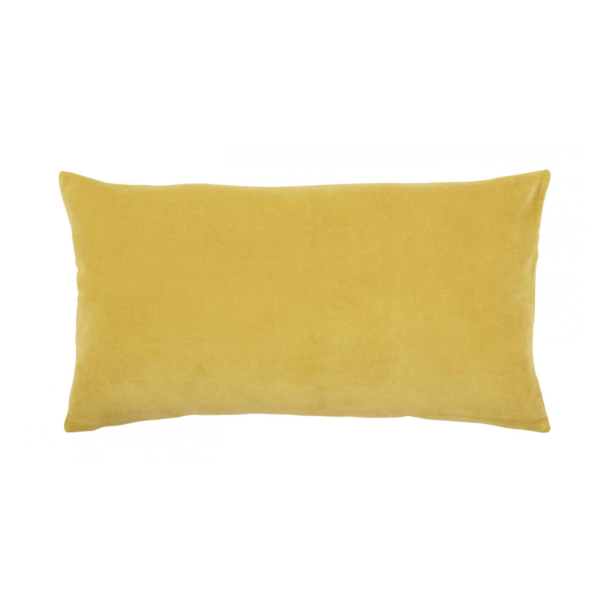 ELISE - Coussin uni  en coton absynthe 40 x 65