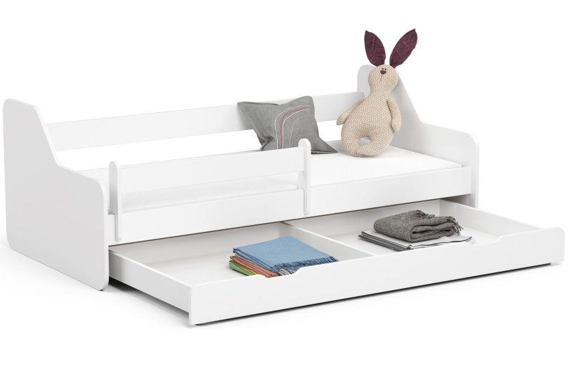 Łóżko dziecięce ACTIV 180x80 Białe   Materac
