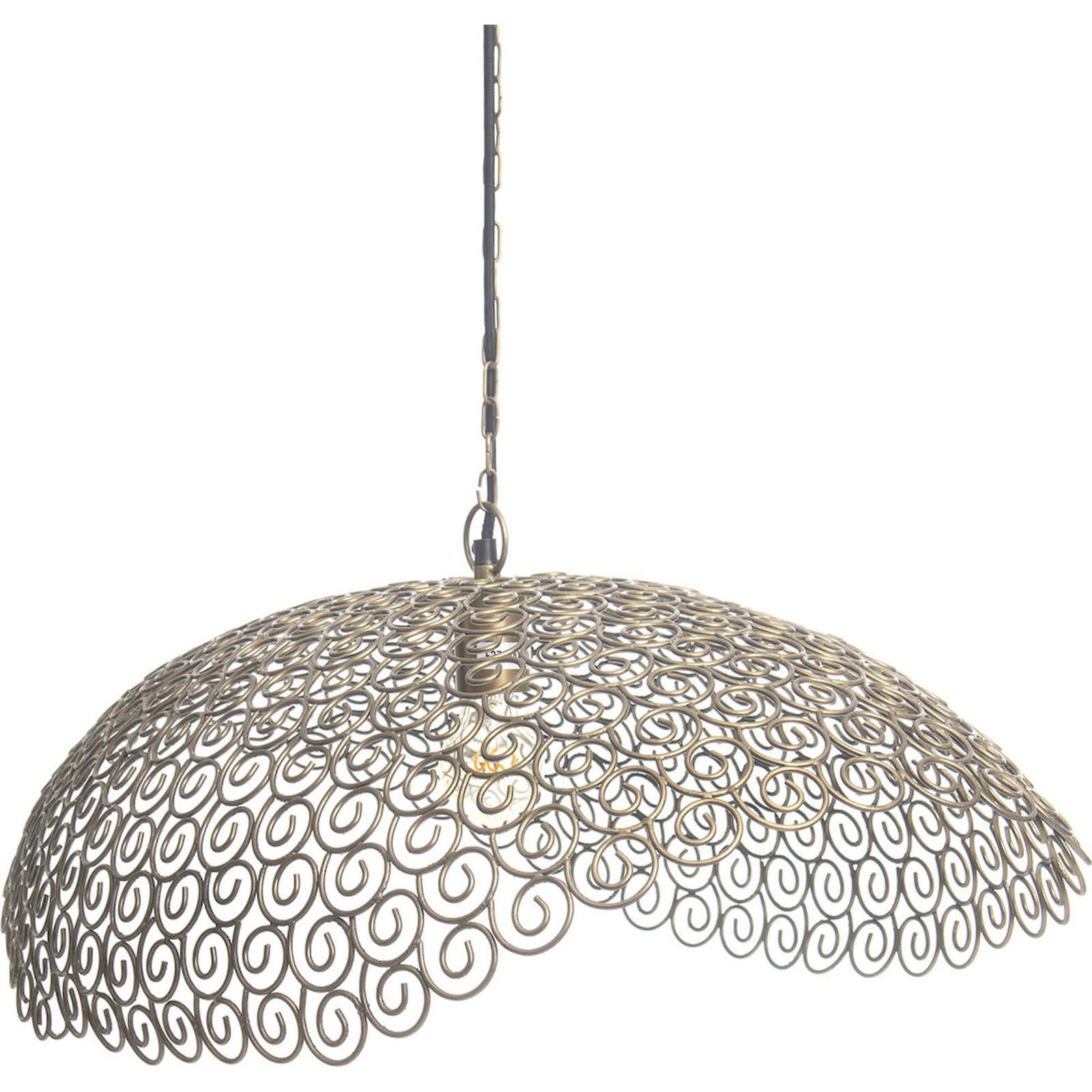 BALI BAZAR - Abat-jour Métal Or 72x50x23 cm