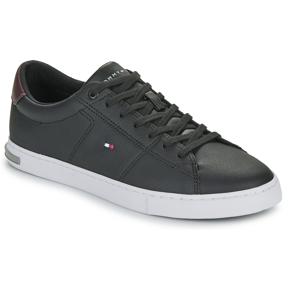 Tommy Hilfiger - ESSENTIAL LEATHER DETAIL VULC - Black