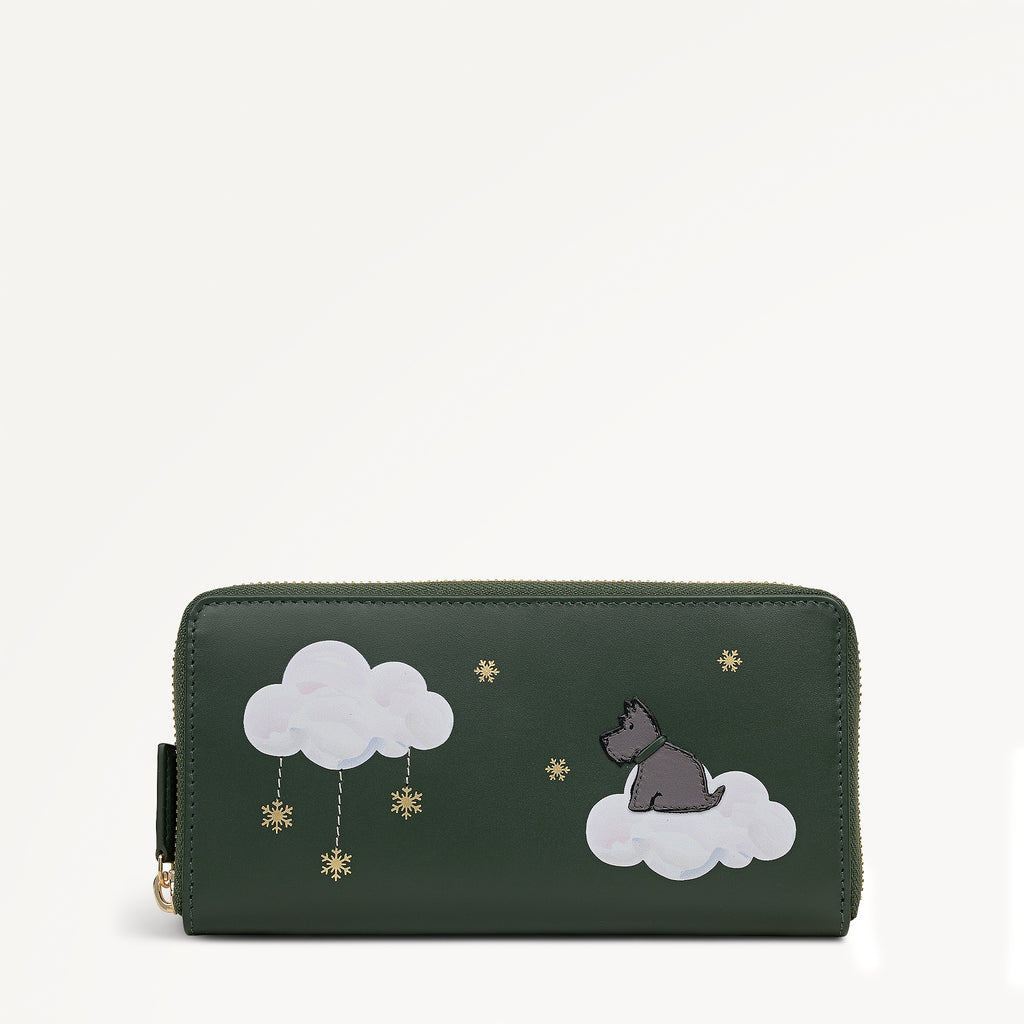 It's Written In The Snowflakes Large Zip Around Wallet - OSE19113
