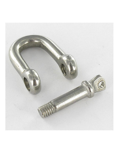 Manille Droite Forgée Inox A4 Diamètre 12 - 5 pièces