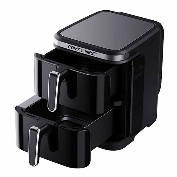 Friteuse à air chaud Air fryer double panier verticale 11L 2800W Comfy Nest CN06177