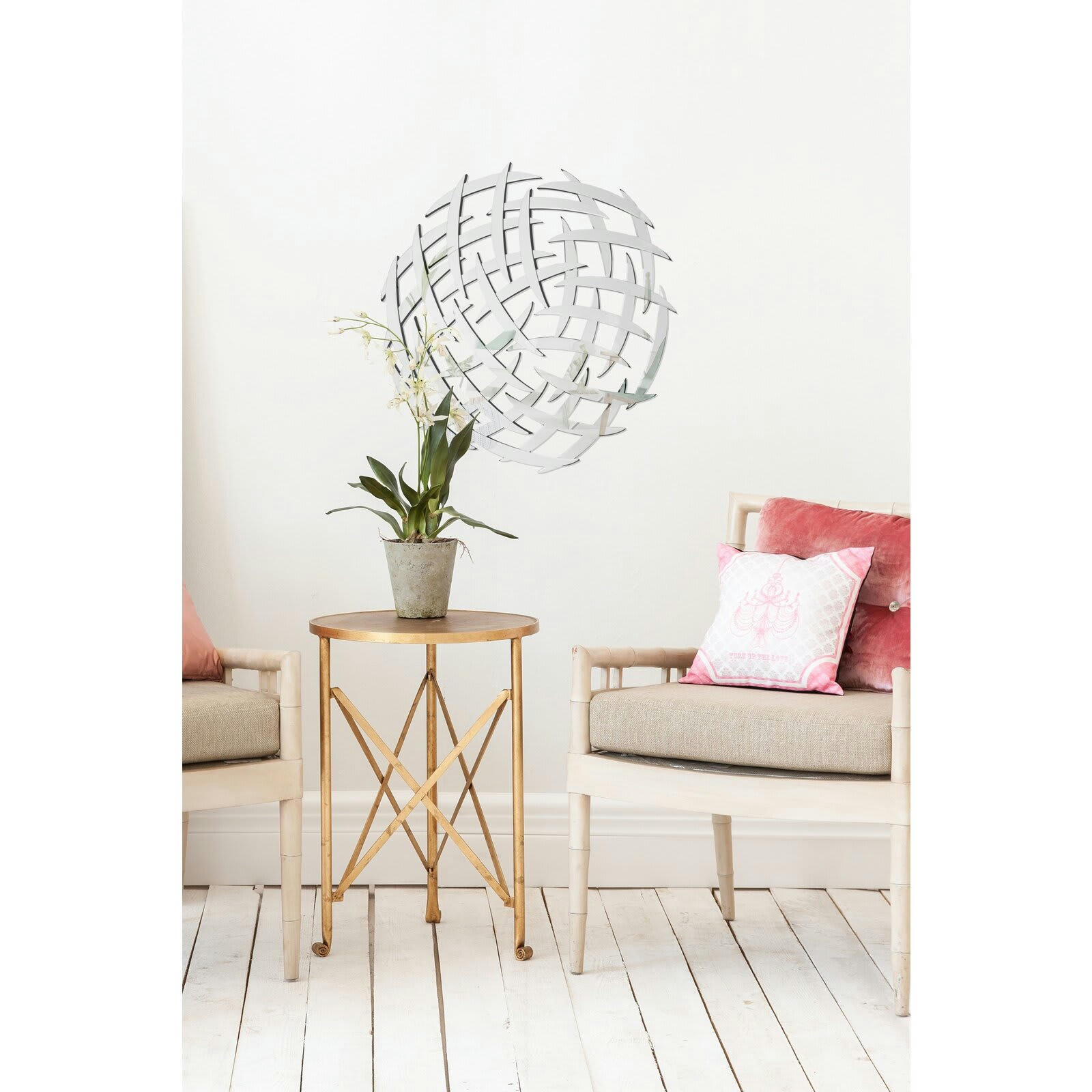 - Miroir Métal Argent