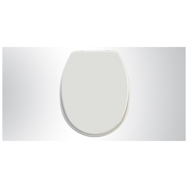 Abattant de toilette Eco   en thermoplastique blanc ALLIBERT