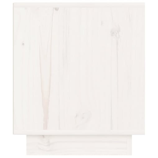 NNEVL Bedside Cabinets 2 pcs White 40x34x40 cm Solid Wood Pine
