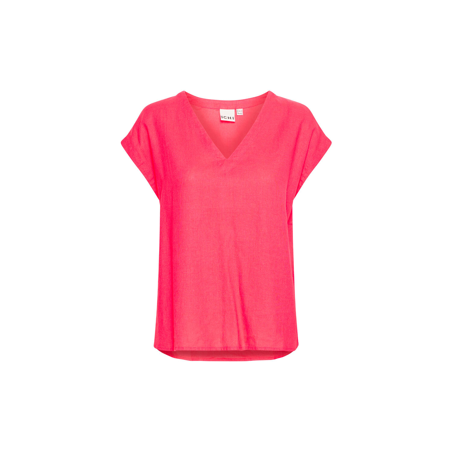 IHLINNO Blouse with Short Sleeve, geranium