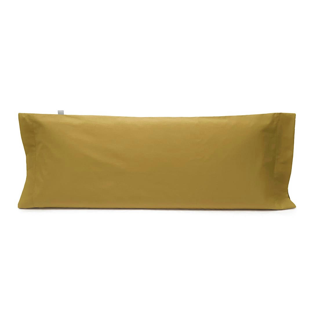CASUAL TO - Taie d'oreiller en coton 100% 45x110 cm jaune