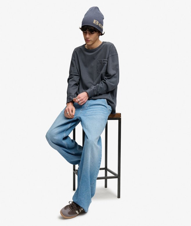 Bench Boxy Long Sleeve Pocket Top